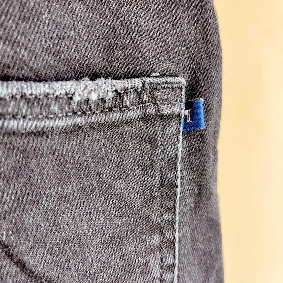 Anthropologie Pilcro The Vintage Straight Distressed Black Jeans - Picture 8 of 8